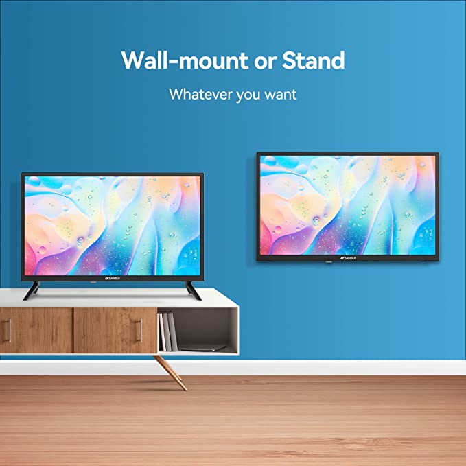 - TV 24 inch HD 720P LED Small TV with Built-in HDMI, USB, AV in, Optical Ports, Ideal for Kitchen Bedroom and Home
