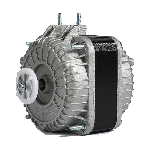 120V Y60Hz ZF18-25, AC motor is Class B insulation, Condenser Fan AC Motor YZF18-25, motor is Class B insulation, and has built-in overheat protector, the protection temperature is 257 °F, the motor can work continuously in -13 °F to 122 °F
