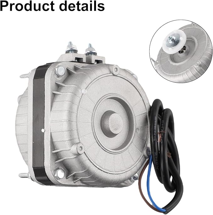 1320 RPM IP42 Protection For Cold, Designed for long-lasting performance, this 30W fan motor s efficient cooling for refrigerators, commercial refrigeration units, cold rooms, and freezers.