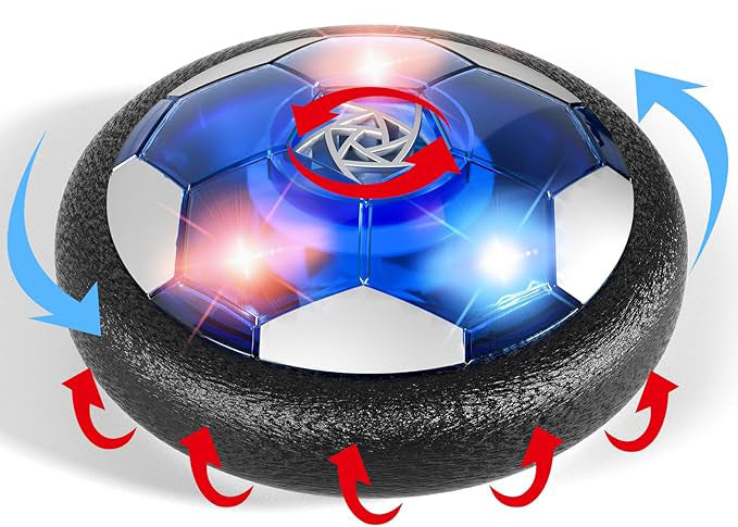 The hovering football boasts a straightforward and intuitive operation, making it ideal for children of various age groups. During game play,  Ball Toys for Kids Boys, Indoor Outdoor Outside Soccer Ball Game Toys for Kids