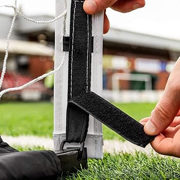 these elite soccer goals don’t require any tools when setting up and fold to a compact size following use. Portable Backyard Goals -  12 x 6