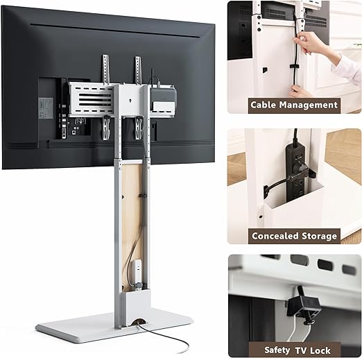 TV flexibility and better view based on your seat in the room.Swivel TV Mounts Stand for 32 to 75 inch LCD/LED/OLED/4K Flat Screen TVs