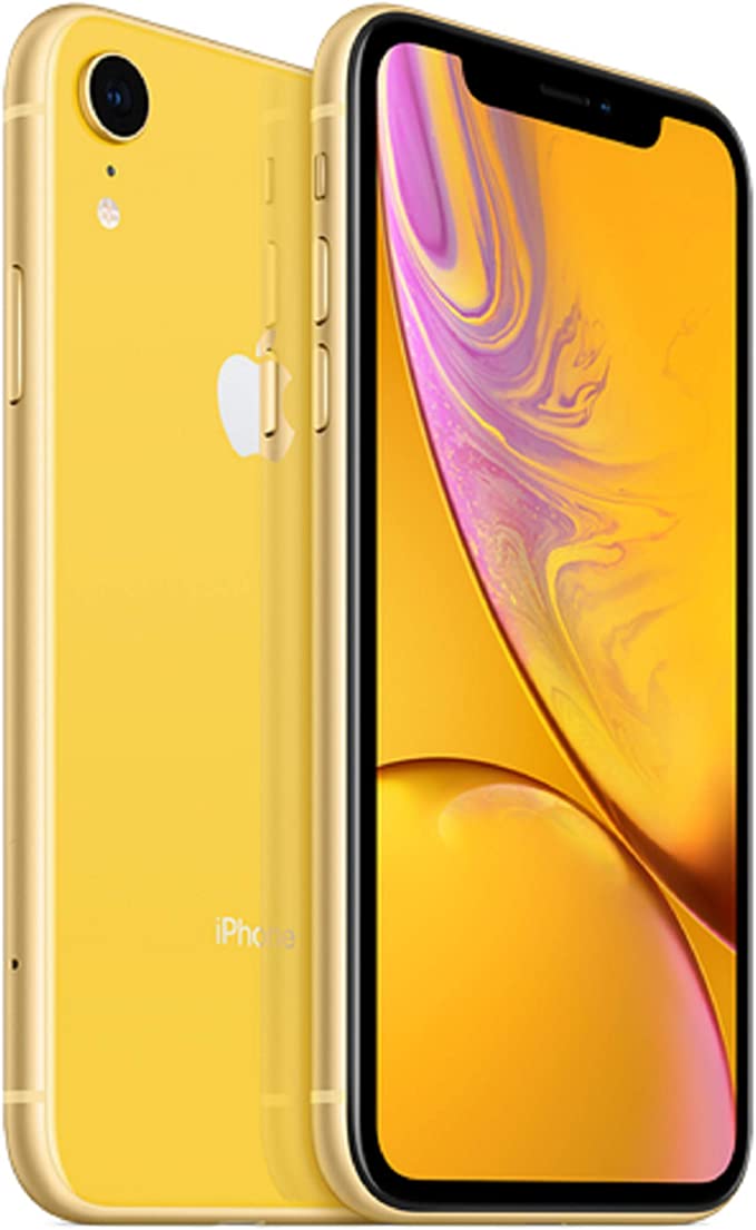 Apple iPhone XR, 64GB, Yellow - Unlocked (Renewed)