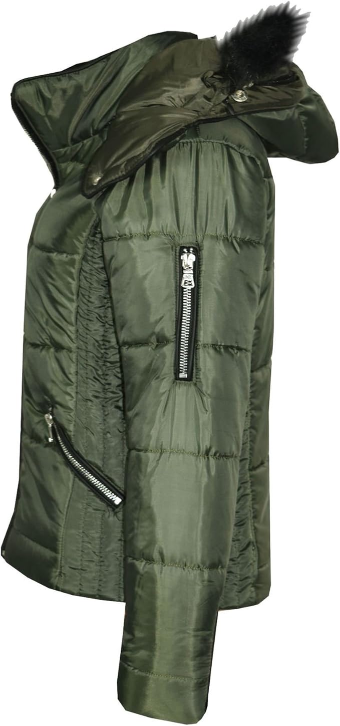 this jacket has made it incredibly convenient for family outings and trips. It folds into a compact size, making it easy to carry and ensuring that you are always prepared for changing weather conditions.  Fur Collar Hood Jacket New Casual Fashion Girls
