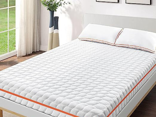 Full 6” Gel Memory Foam and Pocket Spring Hybrid Mattress in a Box, Medium Firm Feel Double Mattress for Pressure Relief,