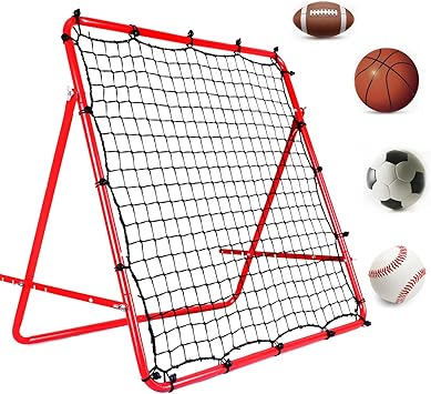 high tension rebound net. Designed for players training together or solo, Soccer Rebound Net Training Soccer Kickback Target Goal Net