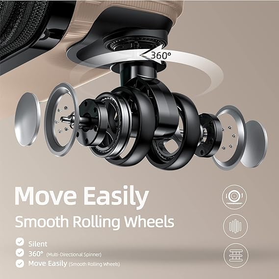 Professional made. Size: 20in, 24in, and 28in, can be stored one into another.3pcs Luggage Hardside Lightweight Durable Suitcase sets Spinner Wheels Suitcase with TSA Lock