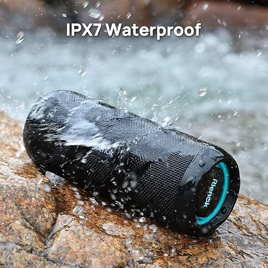 therefore is applicable in shower room, by the pool or beach, and even in the rain, Bluetooth Speaker Portable 30W Bass Button IPX7 Waterprooof True Wireless Stereo HD Sound Speakers Bluetooth Wireless Bluetooth 5.3