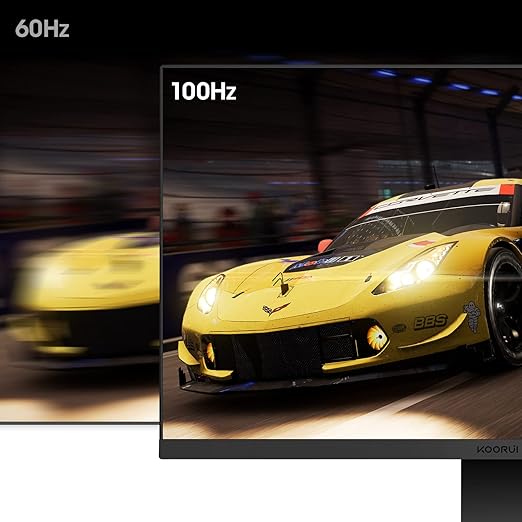 100Hz and response speed of 4ms for smoother images. FreeSync technology is also installed (G-Sync compatible), 22 Inch Computer Gaming Monitor, FHD 1080P Desktop Display with 2 Speakers, 100HZ Ultra Thin Bezel/Eye Care/Ergonomic Tilt,
