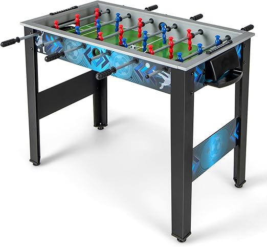 ensuring long-lasting durability and reliable stability. It is built to withstand countless intense matches, providing hours of non-stop fun. Table Set with 2 Footballs,