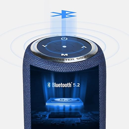 . It is a portable wireless Bluetooth speaker that is very suitable for outdoor sports and cycling sports. S310 Bluetooth Speaker, Portable Bluetooth Speaker, 30W True Wireless Stereo Pairing Deliver Dynamic Sound, IPX6 Waterproof,