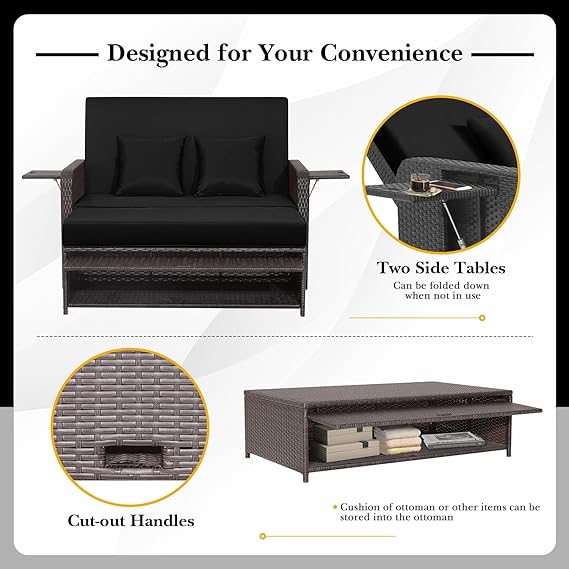 , clean and minimalist style allows it to blend with most home décor.3 Seat Sofa, Linen Upholstered Cozy Padded Couch with Steel Leg