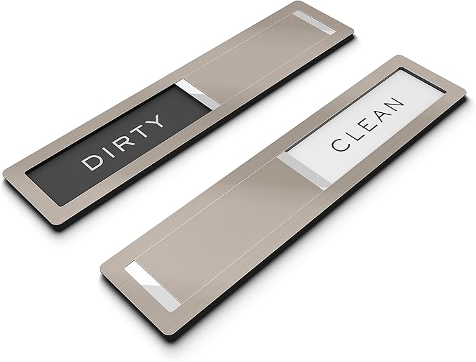 It is also functional and practical. The magnet features clear and easy-to-read indicators,  etters Premium Dishwasher Magnet Clean Dirty