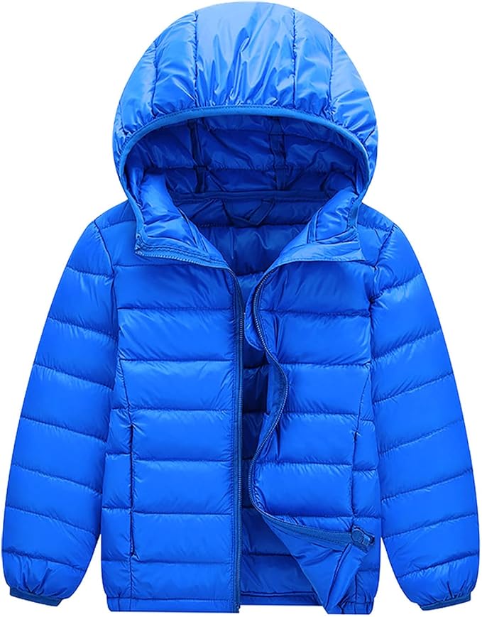 Sizes may vary between boys and girls. To ensure a proper fit, please consult our size chart before making a purchase. We recommend choosing one size up for boys aged 7 and above. Lightweight Puffer Jacket Toddler Winter Hooded Coat