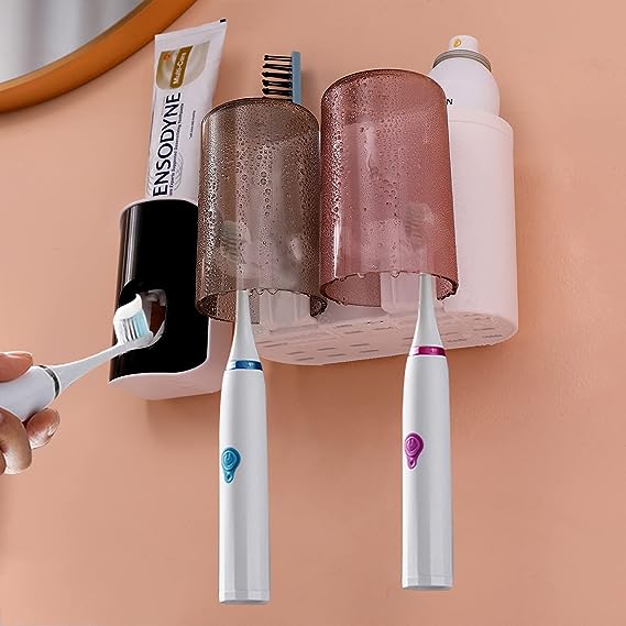 Wall-Mounted Space-Saving Toothbrush