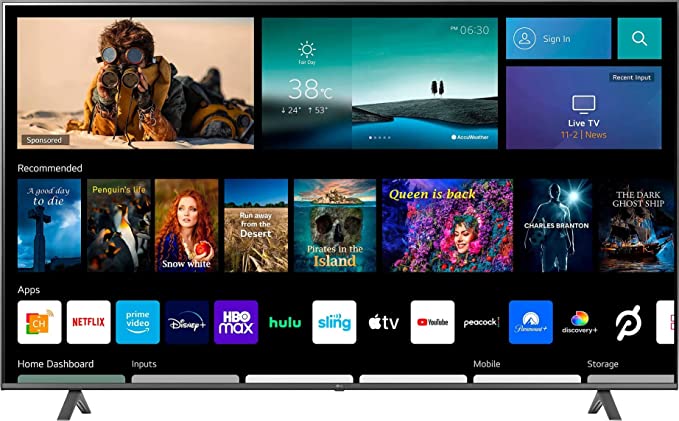 LG 55-Inch Class UQ7590 Series Alexa Built-in 4K Smart TV (3840 x 2160),Bluetooth, Wi-Fi, USB, Ethernet, HDMI 60Hz Refresh Rate, AI-Powered 4K, Cloud Gaming (55UQ7590, 2022)