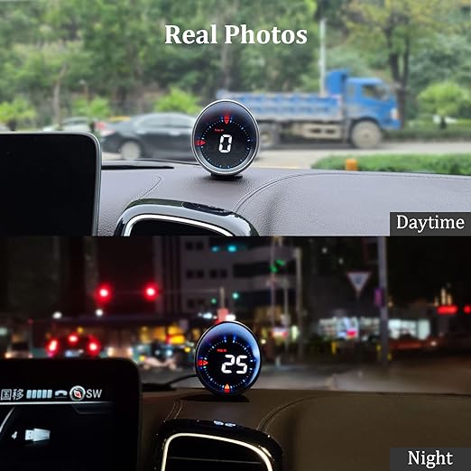 Head Up Display with Speed,Mileage, Suitable for All Car - Digital GPS Speedometer G5,