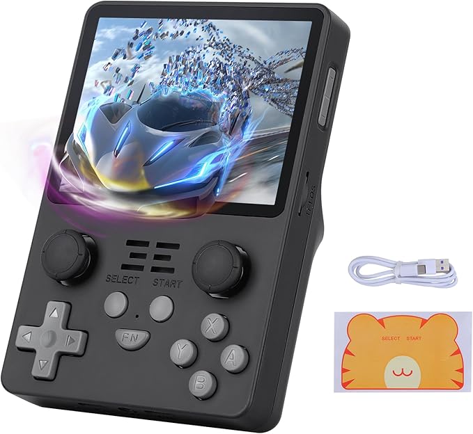 Game Console 3.5 Inch Retro Video Game Console with 64G Card Classic Emulator