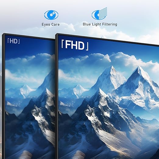 The 27 inch computer monitor is designed with IPS Panel, ultra-thin bezels and ultra-wide viewing Angle of 178 degrees, 27 Inch Full HD (1920 x 1080) Monitor, 100Hz 5ms IPS Gaming Office Computer Monitor with Speaker Built-in,HDMI,VGA & Audio Port