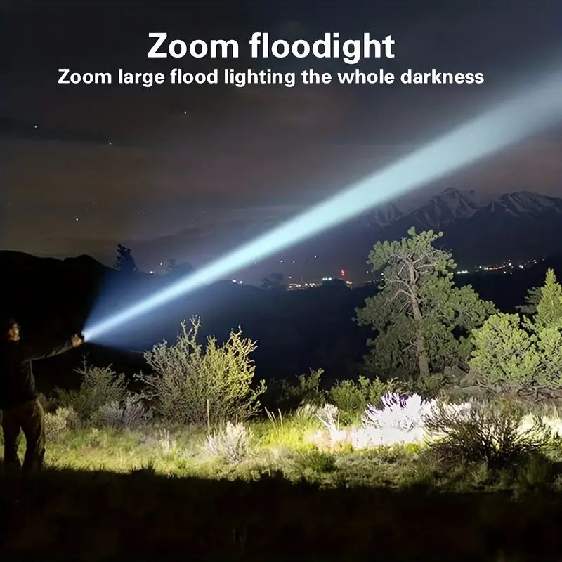 Powerful Flashlight Rechargeable Torch Light High Power LED Flashlight Tactical Lantern