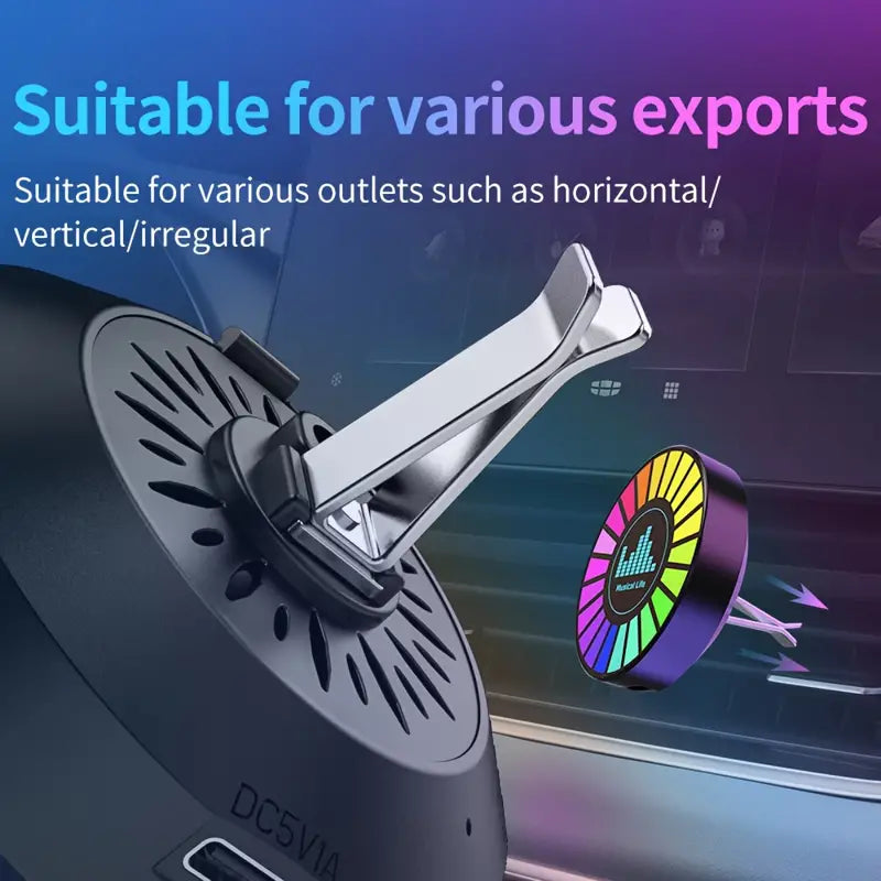 Car Voice Control Pickup Atmosphere Light- Car Pickup Car LED Atmosphere Light, Intelligent Car Air Vent