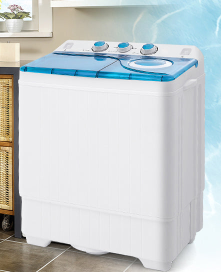 this washing machine delivers powerful performance. It efficiently washes your clothes while running quietly, Washer and Spinner Combo with Drain Pump,