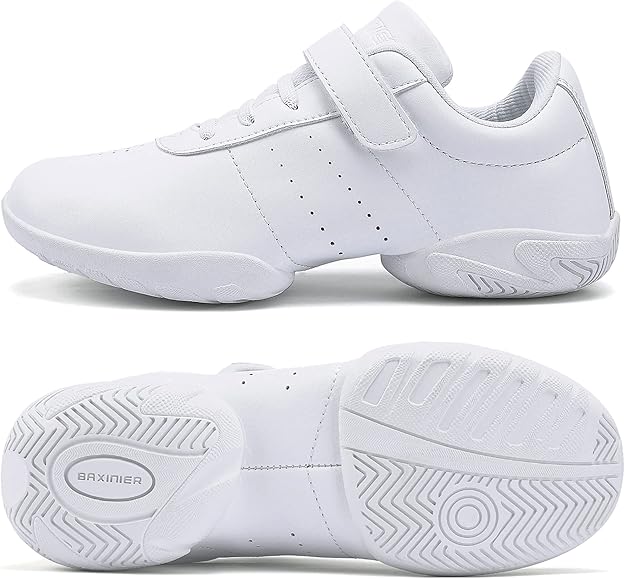 Athletic Training Tennis Breathable Youth Competition Cheer Sneakers, Flexible and anti-slip: Flexible Anti-slip and shock absorption sole provides excellent all-around support,