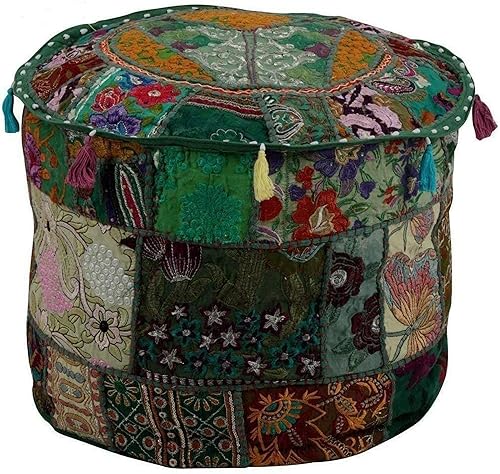 This stunning piece can be easily filled with scraps of fabric or store-bought filler material, Foot Stool Floor Cushion 56 X 36 cm