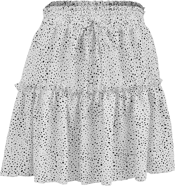 The Floral Print Skirts Can be Worn with Basic tee, Slim Top, Tank, and so on. Suitable for going out, daily life, date, shopping, picnic Or Friend Gathering,