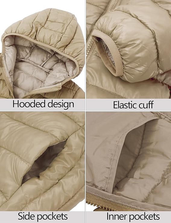 Design: Sleeves are lined with slick fabric to go on easily and sleeves can be rolled up to show a small section of fleece, no side pockets and two non-functional chest pockets for decoration