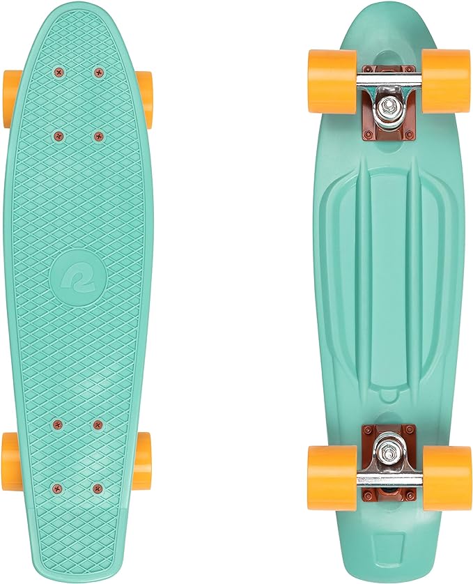 Plastic Cruiser Complete Skateboard with ABEC 7 Bearings and PU Wheels