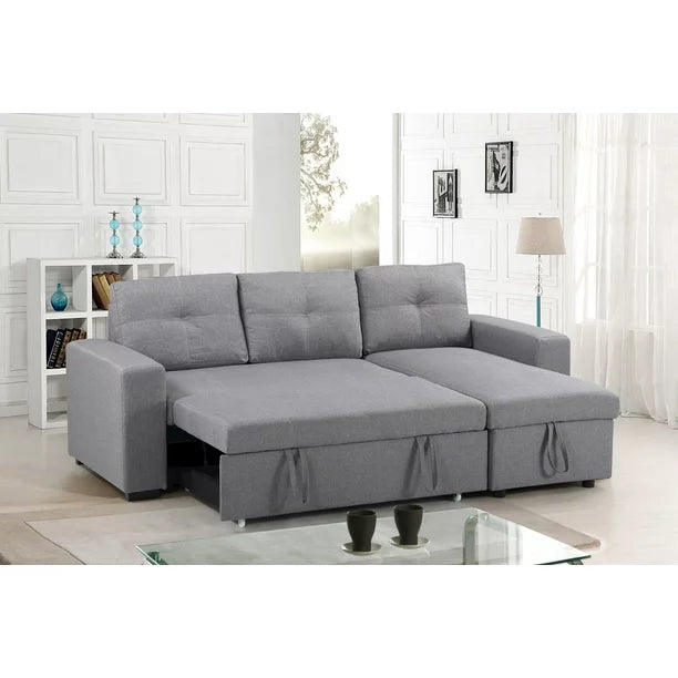 Reversible Sofabed Sectional w Large Lift up Storage