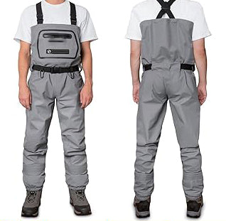 Fishing Waders for Men and Women, Stockingfoot Breathable Camo Waders, designed to keep the water out while still allowing body heat and sweat to escape