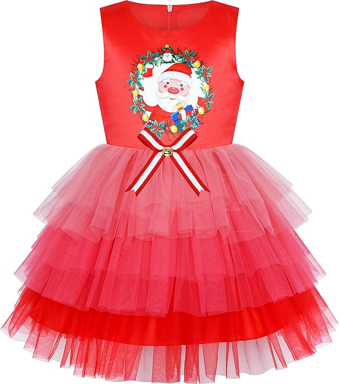 Fashion Girls Dress, Under knee length. Hidden back zip
