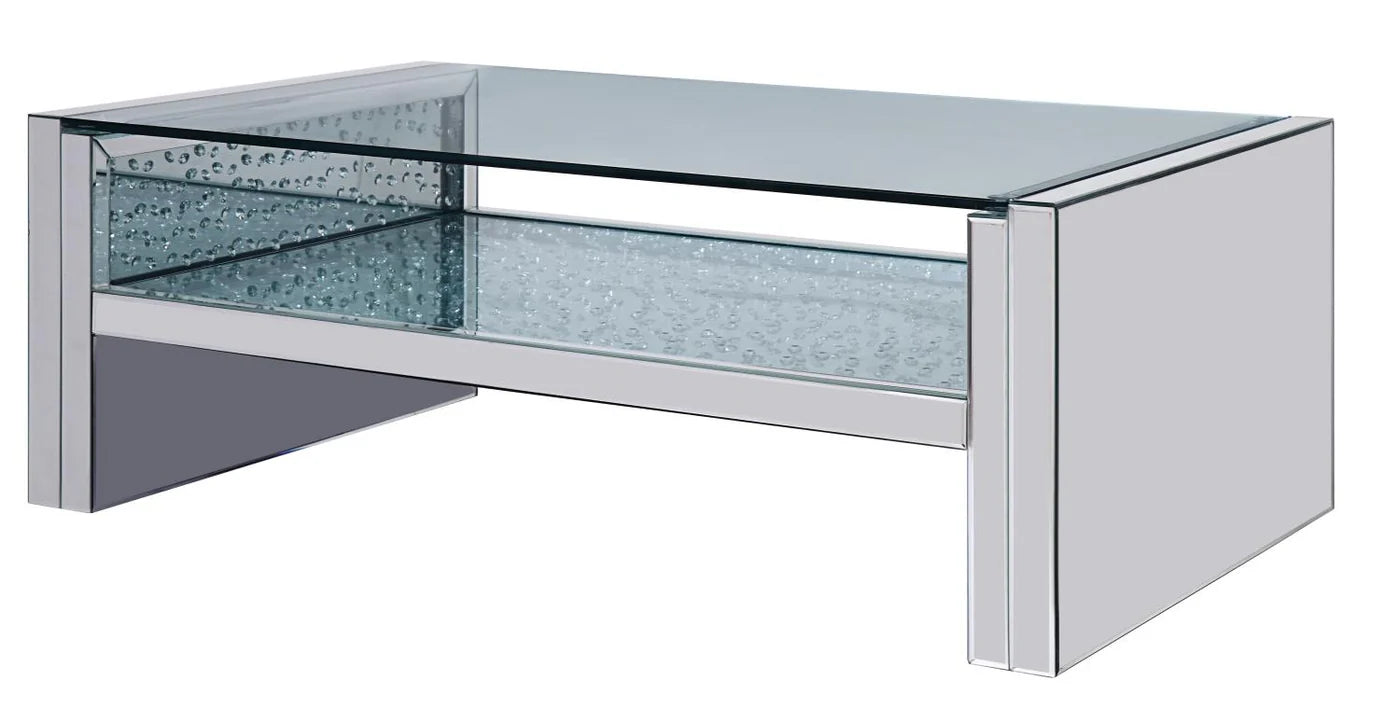 Rare Large Coffee Table, Glass top