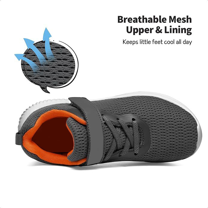 Breathable Tennis Running Athletic Sport Sneakers,  ensuring they can keep up with your child's active lifestyle.