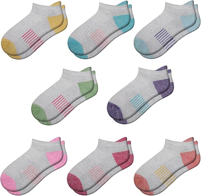 Girls socks with arch band provide the perfect amount of tension and stretch to make girls athletic socks fit your child's feet perfectly, but not too tight,