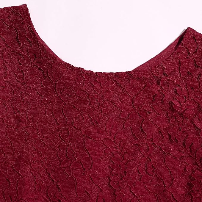 This girls' dress has a ruffled butterfly sleeve design and an elasticized waist for a layered look. V-neck and loose tiered ruffled hem make this summer dress more stylish.