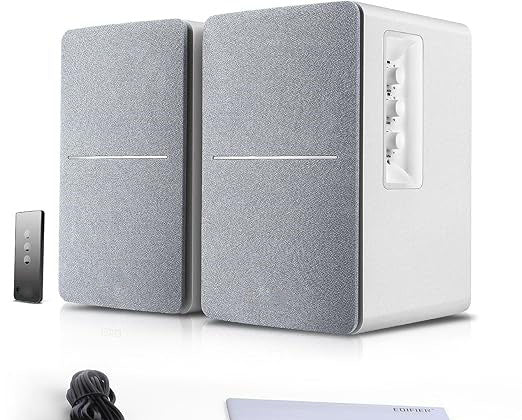 Natural sound reproduction from 13mm silk dome tweeter and 4 inch full range unit, Bookshelf Speakers - 2.0 Active Near Field Monitors, 42 Watts RMS