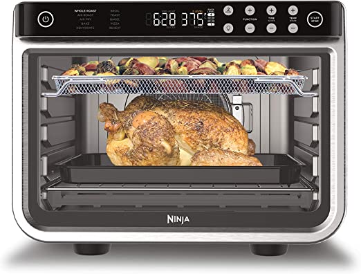 Ninja DT201C, Foodi 10-in-1 XL Pro Air Fry Oven, Stainless steel, 1800W
