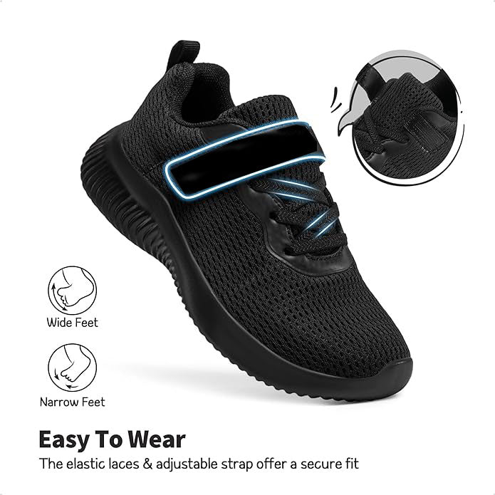 A padded tongue and collar provide added comfort, Breathable Tennis Running Athletic Sport Sneakers