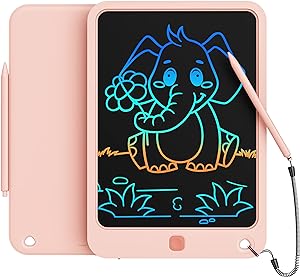 it can keep the children's continuous active work, let the children play with their imagination and creativity,Colorful Doodle Board Drawing Tablet, Memo Board, Drawing Pads with Lanyard