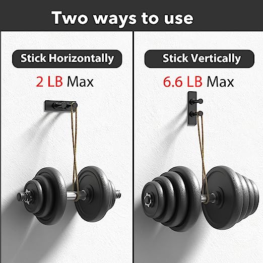 Self Adhesive Hooks for Hanging, Waterproof Towel Hook for Bathroom, Black Wall Hanger for Shower, Coat, Door, Robe, Sticky and Heavy Duty, 4-Pack