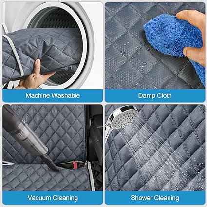 protector for kids and pets alike. Whether it's safeguarding your sofa or preventing doggy-induced chaos in your car, Cover for Back Seat,Non-Stick Fur,Pet-Friendly and Waterproof - Universal Fit Interior Protector for Auto, Van, SUV