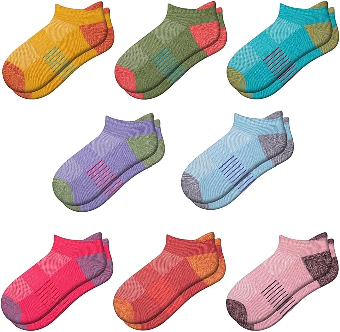 socks for girls provide extra comfort in high impact area and pull moisture away from skin.  Girls Socks Ankle Running Socks For Kids