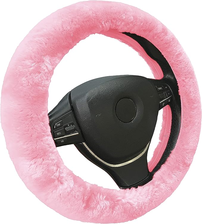 This luxurious wool cover was designed not only for decor but also it is built to last to provide protection in your steering wheel and prevent your hands from getting sweat.