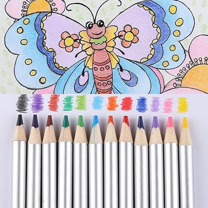 metallic effects with the metallic pencils, and vivid effect with the watercolor pencils.Artist Drawing Supplies Sketch Kit, Drawing Pencil Set Zipper Box