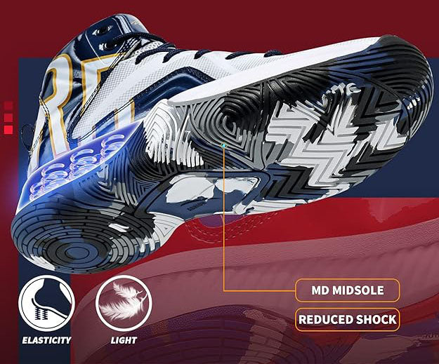 provides you with strong groud holding in for playing basketball on outdoor,  Lightweight Breathable Sneakers Mens Running Shoes Anti Slip Tennis Jogging Gym Travel