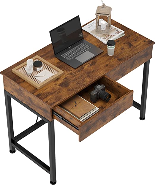Home Office Desk with Storage