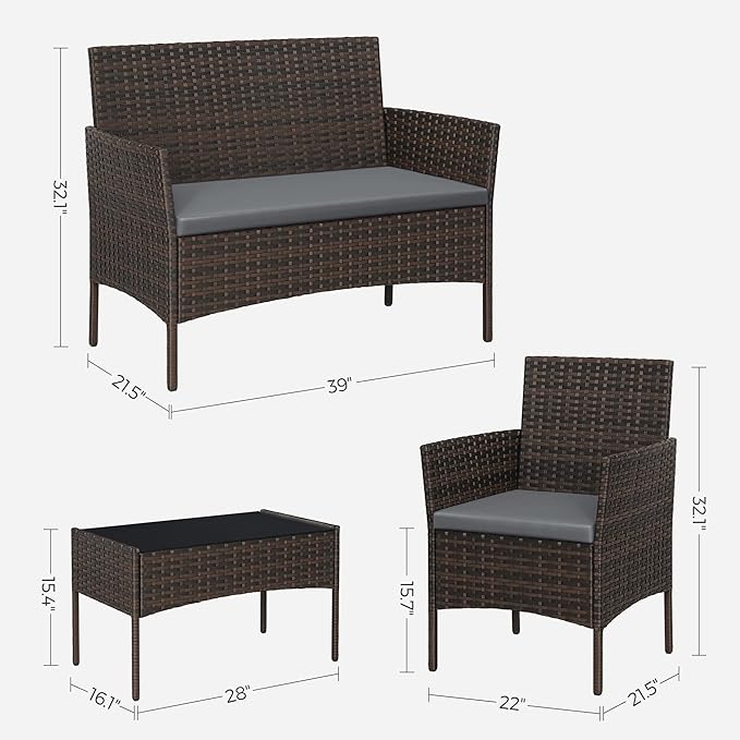 surface adds a welcoming touch to your summer garden, Outdoor  Patio Furniture Set,